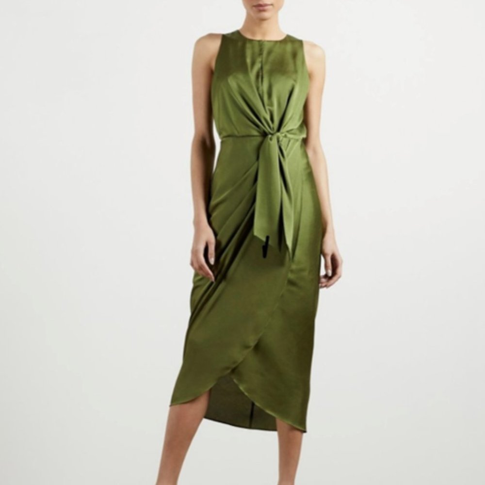 Ted Baker Poshan Keyhole Detail Midi Dress